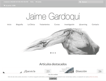 Tablet Screenshot of jaimegardoqui.com